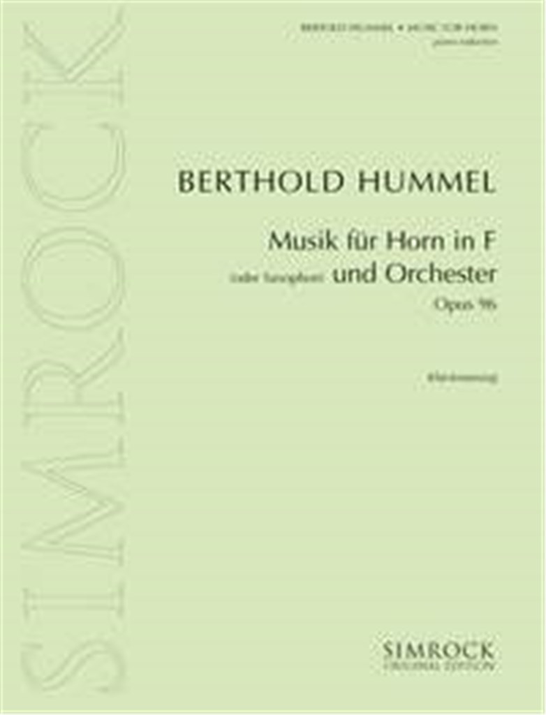 Musik für Horn und Orchester op. 96a